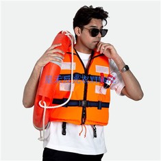 Stráice Machnamhach Oráiste Jacket Tarrthála
