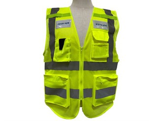 Vest Sábháilteachta Ard-Infheictheachta Breathable